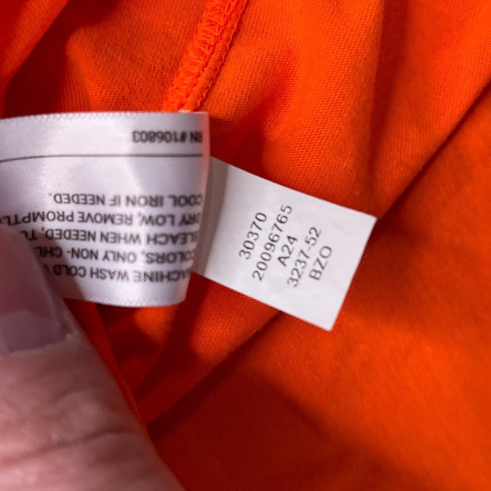 Duluth Shirt Mens Large Orange Dry On The Fly Relaxed Fit Performance Crewneck - Picture 6 of 11